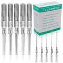 Juder 16G Catheter Piercing Needles - 50Pcs Kit for Ear, Nose, Lip, Tongue, Belly & Cartilage Piercing