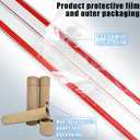 Wall Corner Protector - 4PCS, 16"x1.18" - Self Adhesive Clear Corner Protectors for Walls, Cabinet Doors, Edge Protector Trim; Easy to Install Corner Guards for Walls (40.6cm x 3cm)