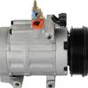 ECCPP A/C Compressor with Clutch Fit for Ford Explorer for Mercury Mountaineer 4.0L 2006-2010 AC Compressor(Not Without Rear AC)