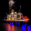 LED Lighting Compatible with Lego 21356 River Steamboat, RC Light Kit Compatible with Lego Ideas 21356, NOT Included The Model Set - JUST Lights
