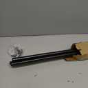 Double Curtain Rod 32 to 86 Inch, HOTOZON 1 Inch Heavy Duty Double Curtain Rods for Windows 20 to 82 Inches(1.7-6.8 ft), Telescoping Drapery Rod with Simple End Finials, Black