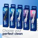 Oral-B Pro 100 CrossAction, Battery Powered Toothbrush, Black, 1 Count (Pack of 1)