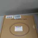 Two Pack 3200lm LED Flush Mount Ceiling Light, Super Slim 12 inch Ceiling Light, 5000K LED Lights for Bedroom, Living Room, Dining Room,Garage,Office (Black)