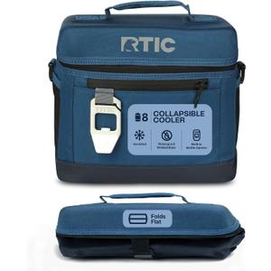 RTIC Everyday Cooler, Soft Sided Portable Insulated Cooling for Lunch, Beach, Drink, Beverage, Travel, Camping, Picnic, for Men and Women, 8 Can