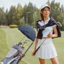 Golf Bag Umbrella for Club Protection - Rain Cover Flex Umbrella