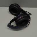 LORELEI X8 Over-Ear Wired Headphones with Microphone with 1.45m-Tangle-Free Nylon Line&3.5mm Plug,Lightweight Foldable & Portable Headphones for Smartphone,Tablet,Computer,Mp3/4(Dark Blue)