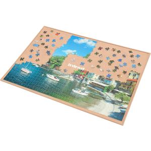 Lavievert Wooden Jigsaw Puzzle Board, Lightweight & Portable Puzzle Plateau Storage Saver with Non-Slip Surface for Up to 1000 Pieces