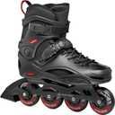 Rollerblade RB 80 Men's Urban Inline Skate, Black and Red, 11