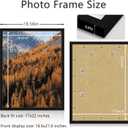 Picrit 17x22 Picture Frame, Photo Frame for Wall Mounting Display, Black