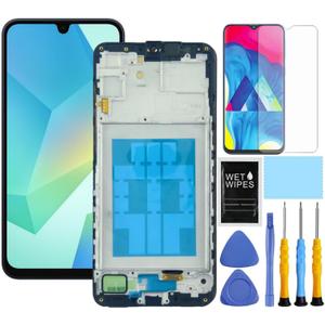 for Samsung Galaxy A16 5G Screen Replacement for Samsung A16 Screen Replacement with Frame kit A166e A166u A166p s166v A166w S166dl LCD Touch Display digitizer Assembly (Not for 4G)