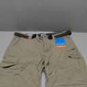 Columbia Men's Silver Ridge Convertible Pant, Breathable, UPF 50 Sun Protection, Tusk, 30x32