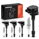 Autodevil Ignition Coil Pack Iridium Spark Plugs Set of 4 Compatible with 20172020 Civic 20172020 CRV Replacement for UF781 UF781 3052059B013 CM11122 95660