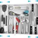 5pcs Kitchen Drawer Organizer Sturdy Tableware Storage Box Classification Cutlery Holder Simplify Kitchen Organization with Design