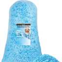 DR.DUDU 5lbs Shredded Memory Foam Filling for Bean Bag Filler, Soft and Convenient Pillow Stuffing Foam for Couch Cushion Dog Bed Chair Arts Crafts, Added Gel Particles (Blue)