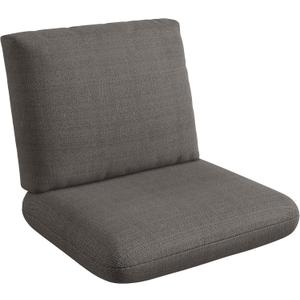 Codi Outdoor Deep Seat Cushion Set 24x24x4 Inch - Textured Linen Fabric, Waterproof, Fade Resistant, Stylish Chair Cushions Replacement for Patio Furniture, Grey