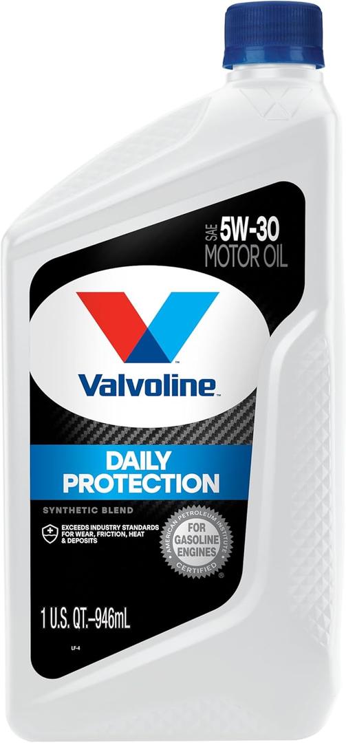 Valvoline Daily Protection 5W-30 Synthetic Blend Motor Oil 1 Quart Valvoline Daily Protection 5W-30 Synthetic Blend Motor Oil 1 Quart