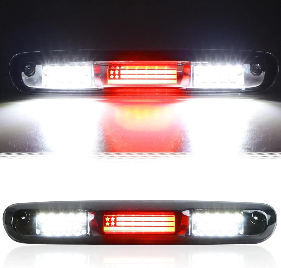 Tresound LED Third 3rd Brake Light for 2007-2013 Chevy Silverado GMC Sierra 1500 2500 3500 HD Classic, Rear Cargo Lamp High Mount Stop light