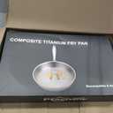 9.45" Titanium Pans for Cooking Pure Healthy Titanium Frying Pan