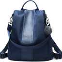 PINCNEL Women Backpack Purse Waterproof Nylon Anti-theft Rucksack Lightweight Shoulder Bag
