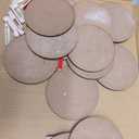 30Pcs Sublimation Buttons Blanks with Pins 3 inch MDF Buttons Pins Sublimation Blanks Christmas for School Projects Sublimation Name Tags Blanks DIY Crafts