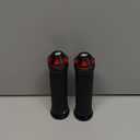 NIBBI Motorcycle Hand Grips, Racing CNC Aluminum & Soft Rubber Handlebar,7/8" Handle Grips for ATV GY6 Scooter (Red)
