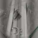 Closet Rods for Hanging Clothes, 17 to 84 Inch Heavy Duty Stepless Adjustable Closet Hanging Rod, 1.3 Inch Diameter Metal Closet Rod for Wardrobes Laundry Bedroom RV, White