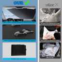 Magnetic Windshield Cover for Snow and Ice, Winter Frost Protector with Side Window & Mirror Covers,Universal Fit for Car, SUV, Truck, Van,Windproof Waterproof Frost Protection (Orange)