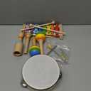 Montessori Toys for 1 2 Year Old, Wooden Musical Instruments for Toddlers 1-3, Educational Baby Drum Set with Xylophone & Maracas, First Birthday Gifts for Boys Girls,Nursery Prescool Toys