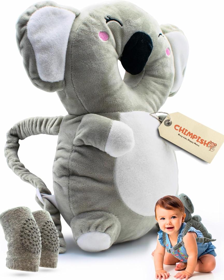 Baby Backpack Head Protection - Koala, Wide Size Cushion, Effective Baby Fall Back Head Protector Cushioning, Superior Head Protector for Walking