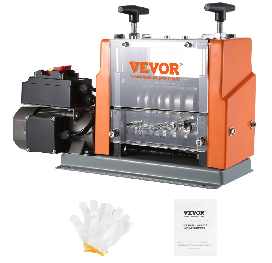 VEVOR Electric Wire Stripping Machine 0.06"-0.98" Automatic Wire Stripper
