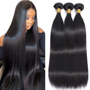 10A Brazilian Straight Human Hair Bundles 10 12 14 Inch 100% Unprocessed Virgin Straight Weave 3 Bundles Deals Human Hair