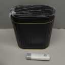 ELPHECO Black Bathroom Trash Can with Lid 2 Gallon Sensor Trash Bin, Automatic Narrow Garbage Can, Waterproof Smart Trash Can, Slim Motion Sensor Waste Bins for Bathroom, Living Room, Office