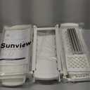 2Pack Pull Out Home Oragnizers,Black Bathroom Organizer,Under Sink Organizers and Storage (Off White)
