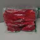 YMDUCH Women's Casual Short Sleeve Belted Long Wide Leg Pant One Piece Jumpsuit (Medium, Red)