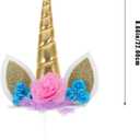 LUOEM Glitter Cake Toppers with Wings 3 Pcs Edible Cake Decorations for Birthday Baby Shower Wedding Party and Home Celebration