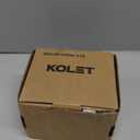 KOLET Offset Door Hinges, 3.5 Inches Expandable Door Hinges, 1/4" Radius Corner Ball Bearing Hinges, 2 Inches Widen Doorway, Smooth and Easy Installation, Brushed Nickel, 6 Packs