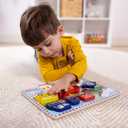 Melissa & Doug Vehicles Wooden Chunky Puzzle (9 pcs), Educational Screen Free Activity for Toddler, Preschoolers And Kids Ages 2+- FSC Certified