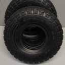 4.10/3.50-4" Heavy-Duty Replacement Tire and Tube 4.10/3.50-4" Pneumatic Tires with TR-13 Straight Valve Stem for Lawn Mower, Wheelbarrows, Hand Trucks, 4" Cart, Tractors, Golf Cart, Dolly, Trailers