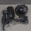 Hair Dryer with Comb | 1800W Blow Dryer with Diffuser for Curly Hair | Plasma Ionic Hairdryer for Frizz Control | Foldable & Protable Design for Travel | 6.5 ft ALCI Cord (Black)