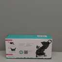 Swanoo Universal Stroller Snack Tray | Compatible with Nuna | Stroller Cup Holder | Silicone Arms Grip Bumper Bar | Stroller Tray Attachment with Cups Holder for Baby Toddler | Stroller Accessories (Dark Grey)