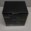 KOOC Small Slow Cooker, 0.65 Quart, Free Liners Included, Upgraded Ceramic Pot, Nutrient Loss Reduction, Sauces, Stews & Dips, Stainless Steel, Black, Round