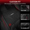 LASFIT Floor Mats for Honda Odyssey 2026 2025 2024 2023 2022 2021 2020 2019 2018 Mini Passenger Van, All Weather TPE Car Liners,1st & 2nd & 3rd Row (EX-L/Elite/Touring/Sport-L/Sport/EX/LX)