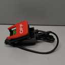 110V Single Phase On/Off Switch, Ortis Router Table Switch with Large Stop Sign Paddle Easy Contact for Quick Power Off for Table Saws and Other Electrical Equipment (1.5, 5.5FT (1 Plug))