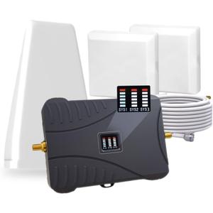 Cell Phone Booster for Home & Multi-Room,Up to 7,000 sq ft,Cell Phone Signal Booster for Band 5/12/13/17,Boost 5G 4G Data for All U.S. Carriers FCC Approved Cell Signal Booster