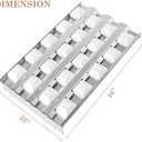 80707 Briquette Tray for Lynx Sedona 24 36 42 Inch L400 L600 L700 BBQ Grill Replacement Parts for Sedona by Lynx 80743 Ceramic Heat Plate with Ceramic Briquettes