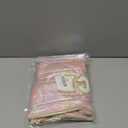 Hiroyuki Iridescent Makeup Bag, 14 inches Cosmetic Bag, Large Capacity Travel-Friendly Pouch (FACE, pink)