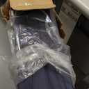 DEZ FURNISHINGS Cordless Blackout Roman Cellular Shade, 55"W x 72"H, Navy