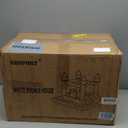 White Bounce House with Blower, 9x9x7FT Inflatable Castle with Slide & Ball Pit, Wedding Party Decoration & Kids Indoor Outdoor Jumping House