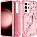 for Samsung Galaxy S21 Ultra Case - Women Cute Girls Phone Cover Cool Aesthetic Unique Design Teen Kawaii Flower Heavy Duty Protective Hard Shockproof Military Grade Funda for S21 Ultra (Blossom)