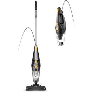 Eureka Blaze Stick Vacuum Cleaner, Powerful Suction 3-in-1 Small Handheld Vac with Filter for Hard Floor Lightweight Upright Home Pet Hair, Dark Black